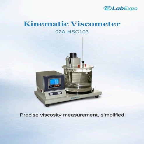 Kinematic Viscometer 52-KVM100 - automatic kinematic viscometer | PDF