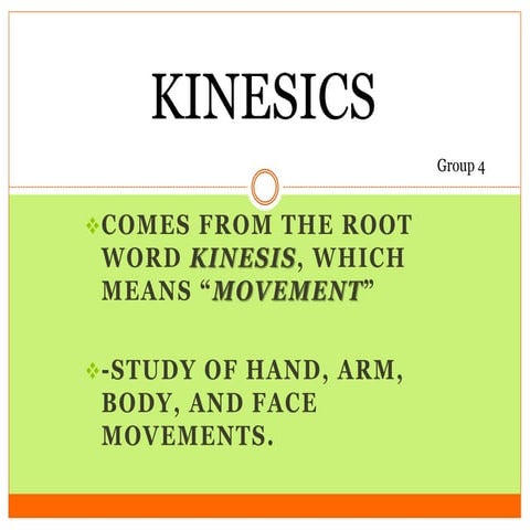 Kinesics 