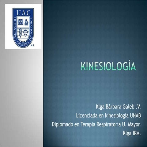 Kinesiologa (¿qué es?)
