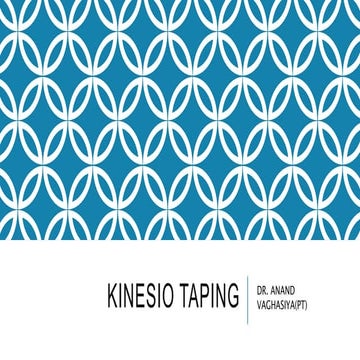 Kinesio taping