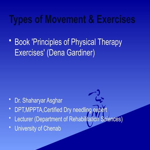 Comprehensive Guide to Types of Movement and Therapeutic Exercises in ...
