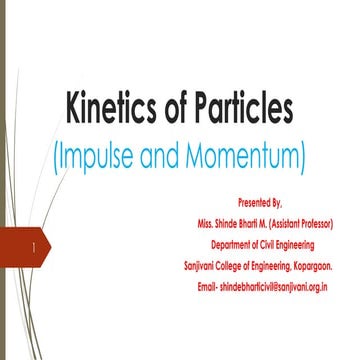 Kinetics of particles