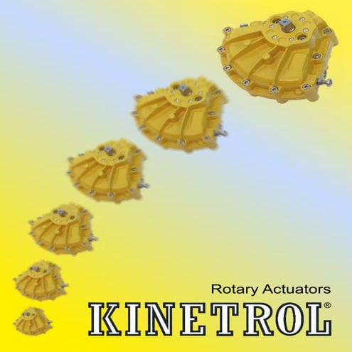 Kinetrol Rotary Actuator Catalog March 2018