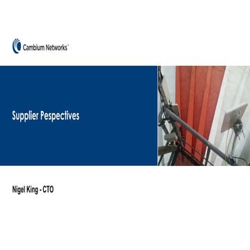 Supplier Perspectives