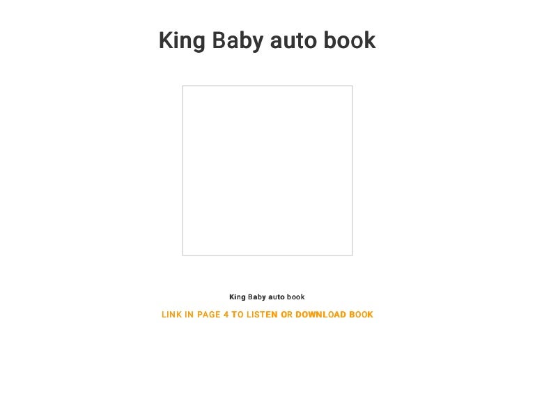 king baby book