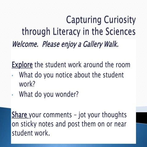 Interdisciplinary Literacy - Science