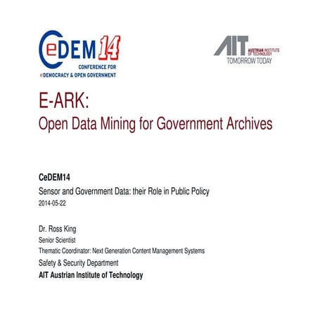 Connecting Europe Facility - The eArchiving Building Block | PPT