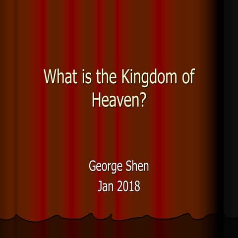 Kingdom of Heaven (English)