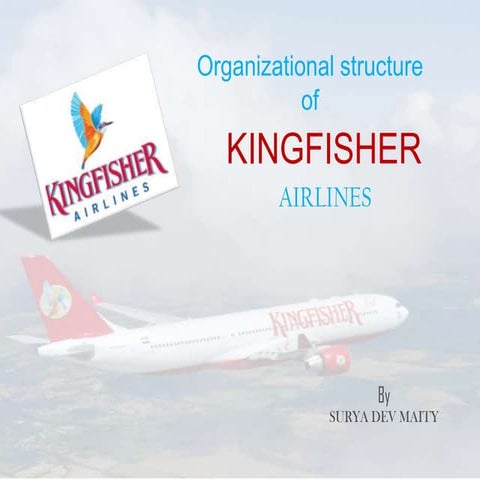 Organisational structure of Kingfisher airlines