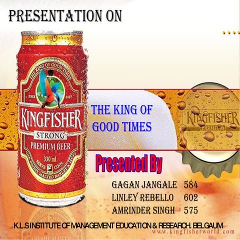 Kingfisher Beer