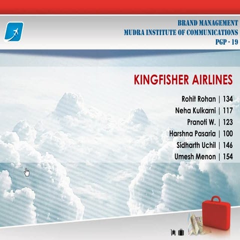 Kingfisher Airlines Brand Idea I