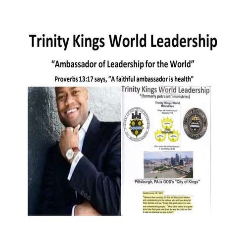Trinity Kings World Leadership: King Barry of the Ratliff Kingdom... | DOCX