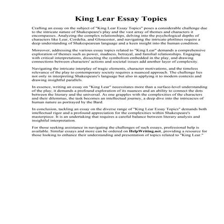 King Lear Essay Topics.pdf