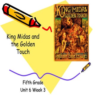 King midas vocabulary words