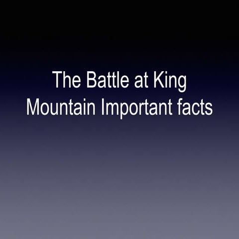 King mountain | PPTX