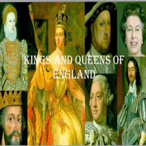 Kings And Queens Of England