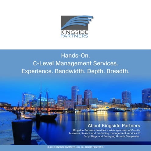 Kingside short brochure 