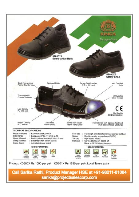 Bottes de sécurité Quad HoneyWell T47