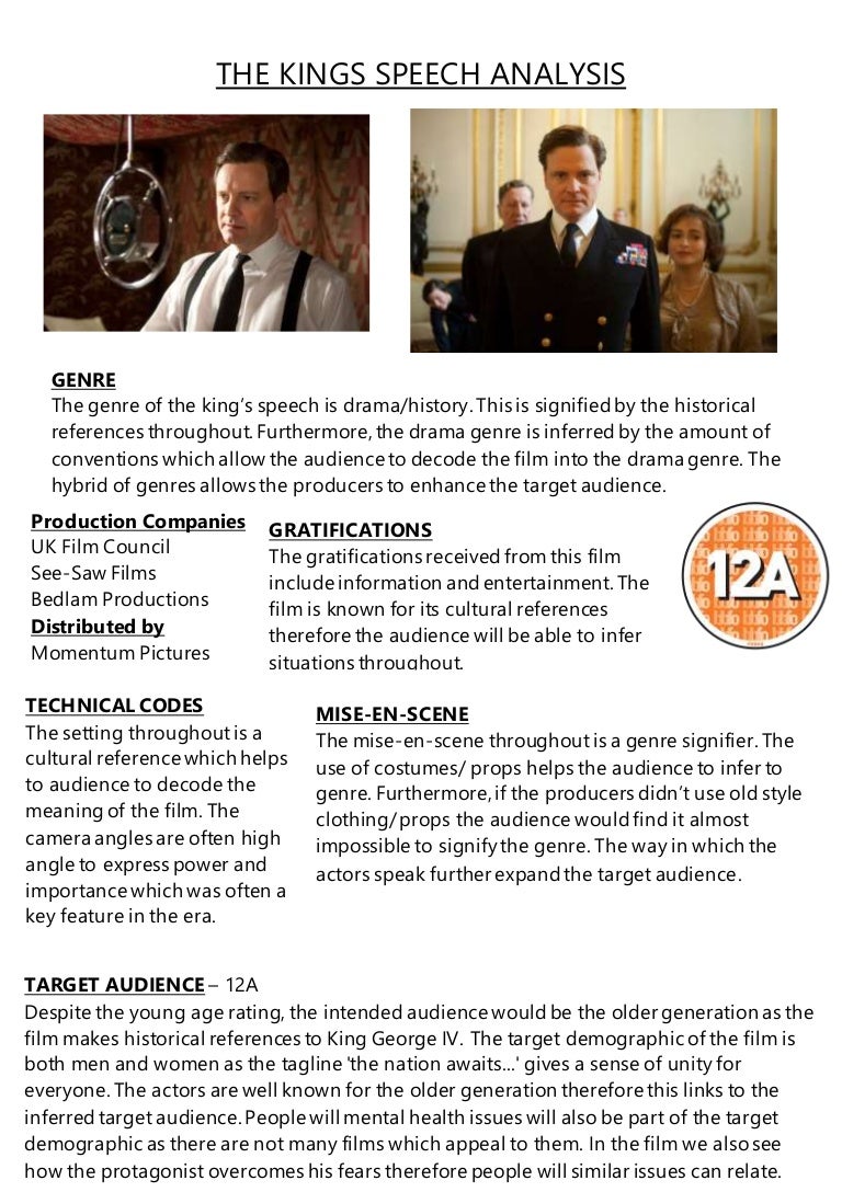 Kings Speech Analysis