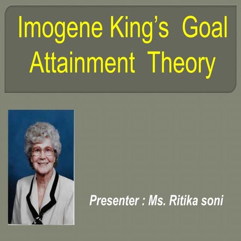King's theory - Ms. Ritika soni