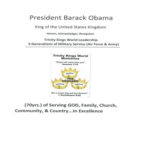 Trinity Kings World Leadership: Sends evidence to Allegheny Family ...