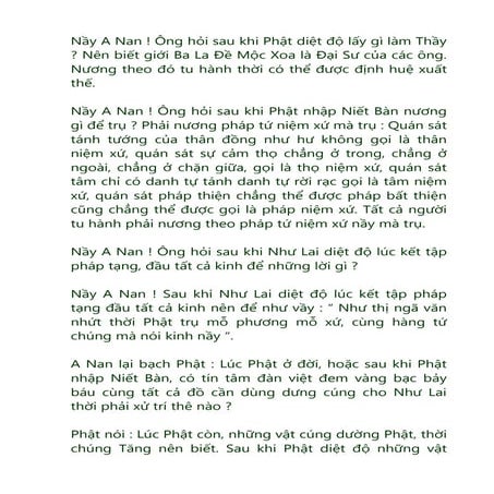 KINH ĐAỊ BÁT NIẾT BÀN - XÁ LỢI PHẬT