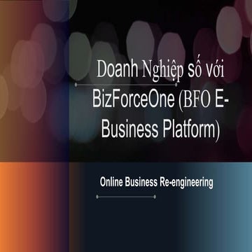 Kinh doanh so voi he thong bfo e business platform v2