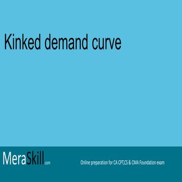 Kinked demand curve