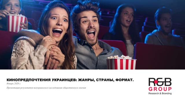 Кинопредпочтения украинцев: жанры, страны, формат