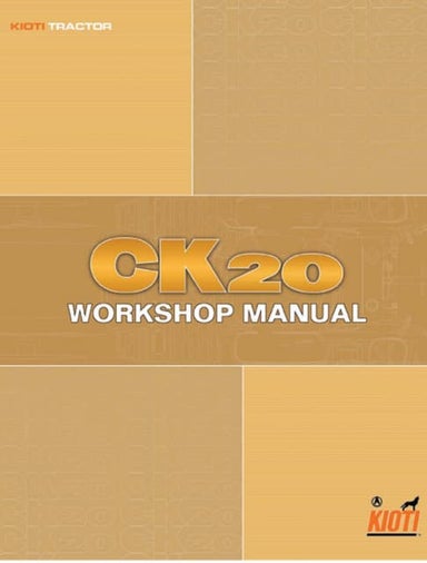 Kioti daedong ck20 h tractor service repair manual