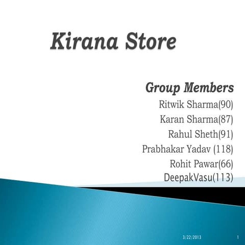 Kirana store