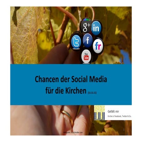 Chancen von Social Media für die Kirche 2.0