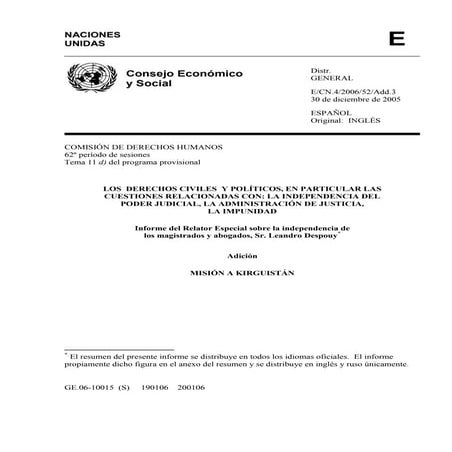 MISIÓN A KIRGUISTÁN