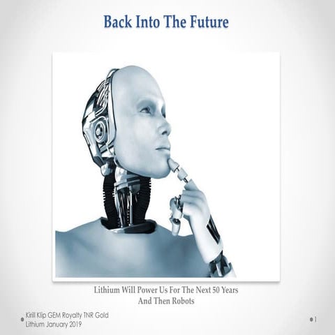 Kirill Klip GEM Royalty TNR Gold Lithium Presentation January 2019