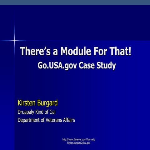 URL Shortening at USA.Gov