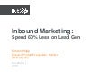 Inbound Marketing.  Leads at 60% Lower Cost for B2BEU
