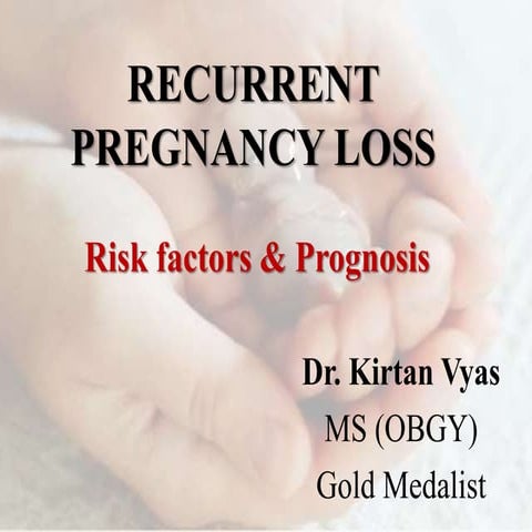 Epidemiology of Recurrent Pregnancy Loss