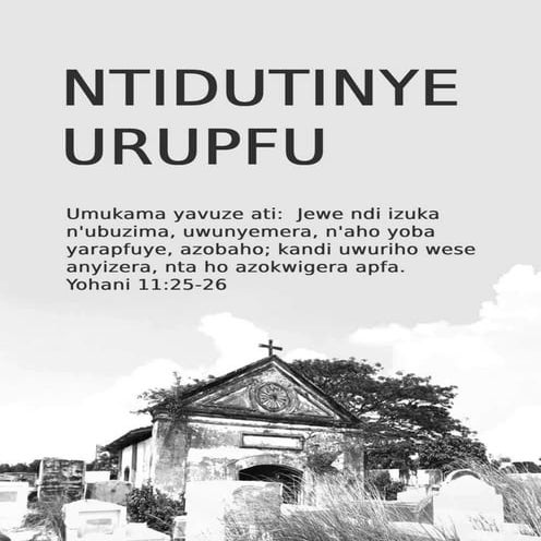 Kirundi Rundi Do Not Fear Death Gospel Tract.pdf