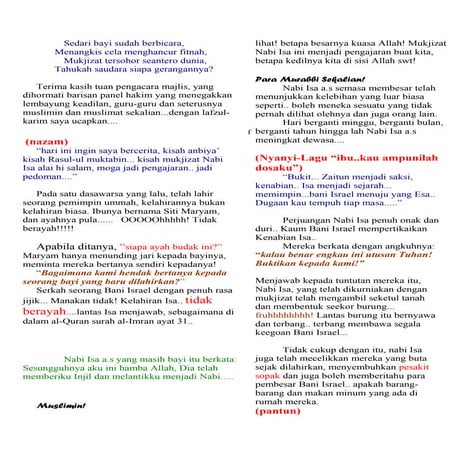 Kisah nabi isa | DOC