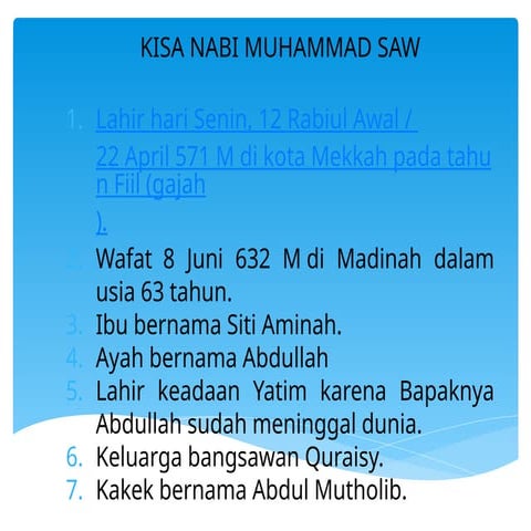 KISAH NABI MUHAMMAD SAW SAAT MASIH KECIL.pptx
