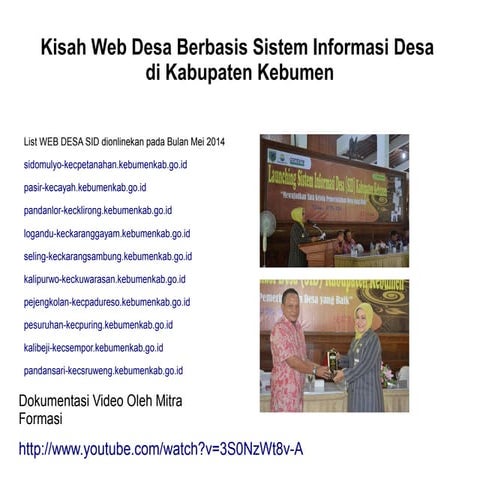 Kisah web desa berbasis sistem informasi desa 
