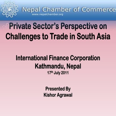 Kishor Agrawal  Private Secors Perspective Final