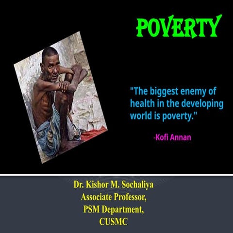 Poverty - As a social Health Problempptx