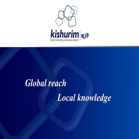 Kishurim IESF General Presentation