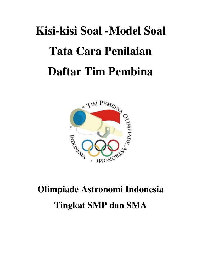 Kisi Kisi Olimpiadeastronomi