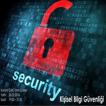 Kisisel Bilgi Guvenligi by Cagri POLAT