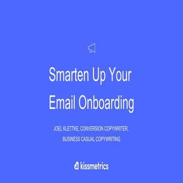 How to Smarten Up Your Email Onboarding