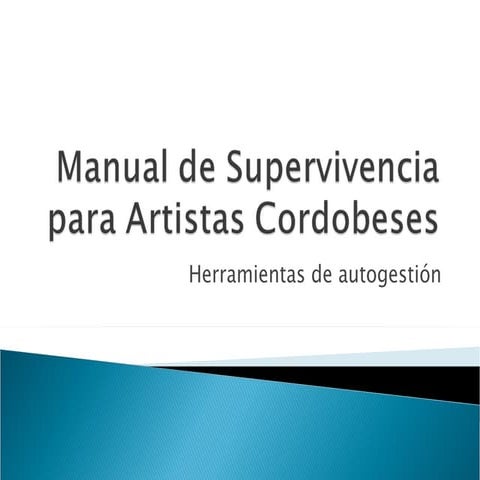 Kit De Supervivencia Para Artistas Cordobeses