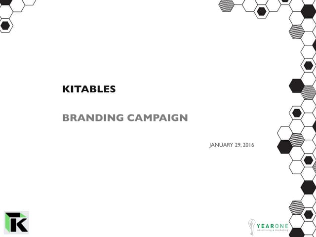 Kitables Branding Campaign