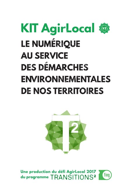 Kit AgirLocal, le numérique au service des démarches environnementales de nos territoires